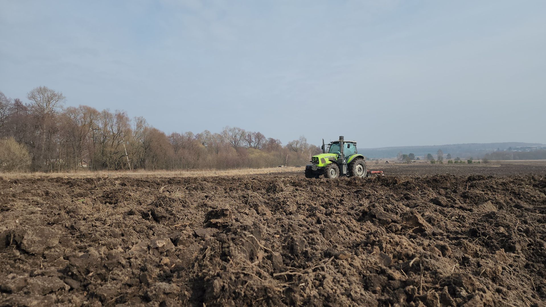 серпухов, деревня игумново, сельское хозяйство, начало посевной, ооотуровский,