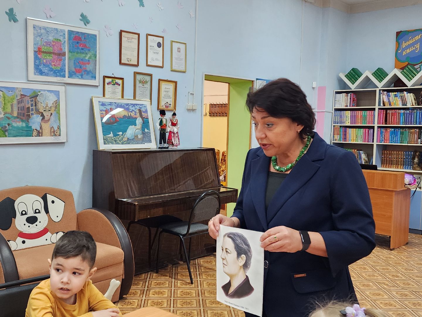 дети, шатурская детская библиотека, шатура, агния барто,