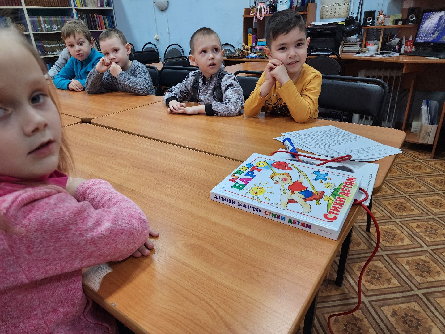 дети, шатурская детская библиотека, шатура, агния барто,