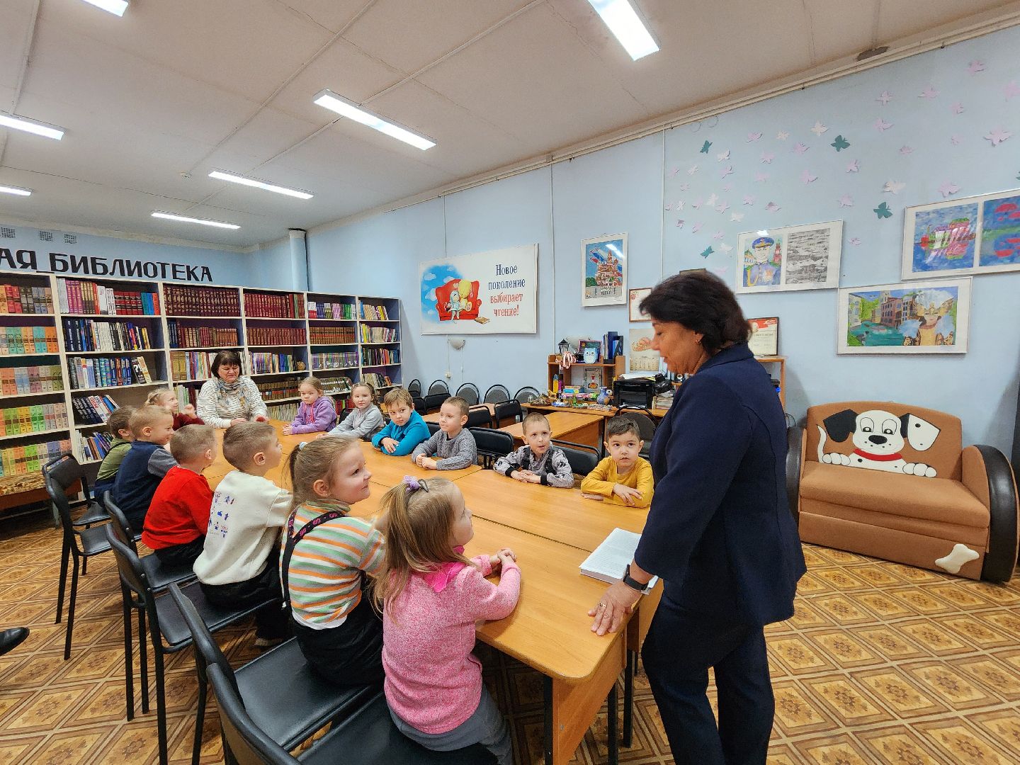 дети, шатурская детская библиотека, шатура, агния барто,