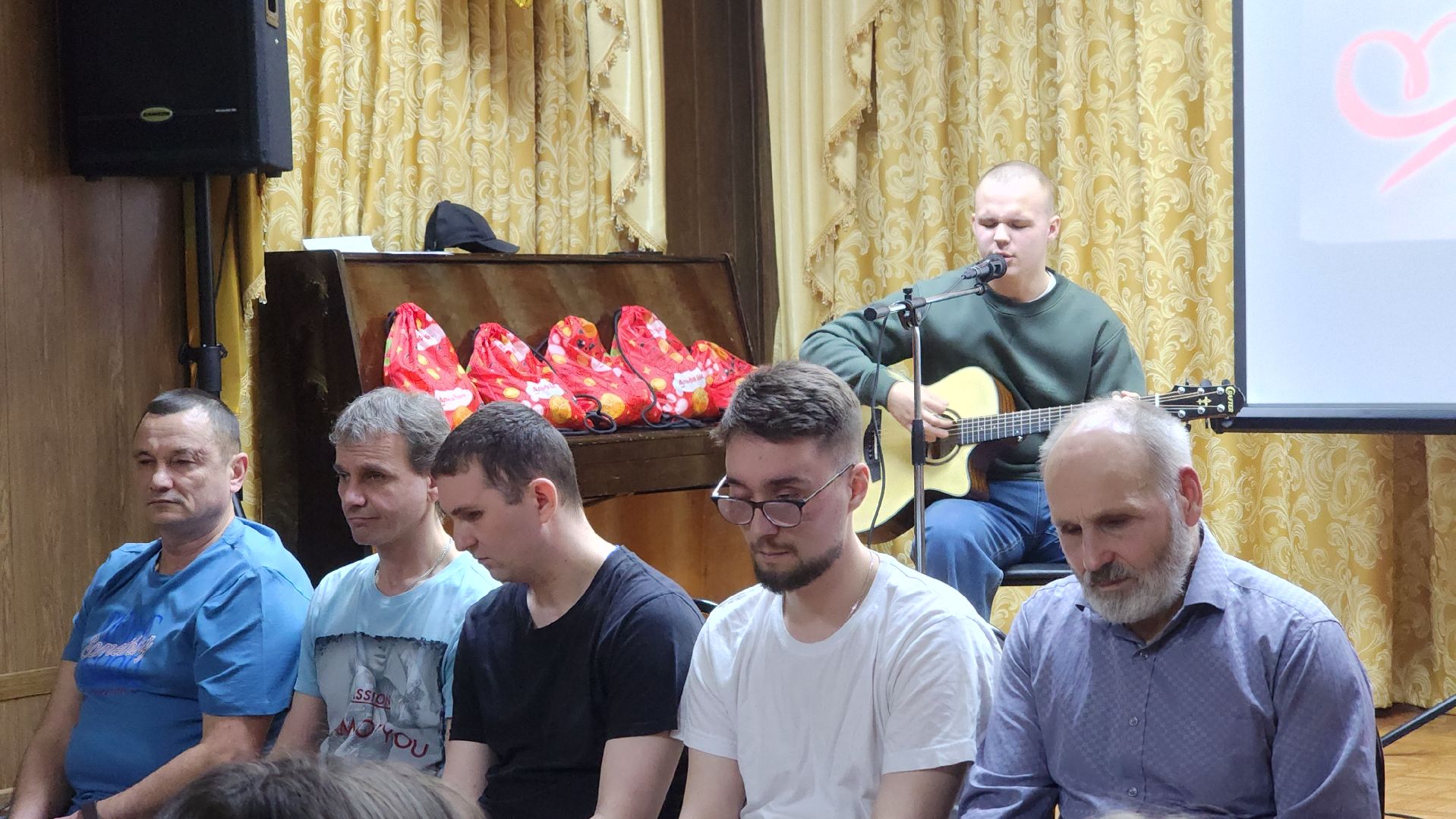 волоколамск, Центр реабилитации слепых, встреча с молодежью,