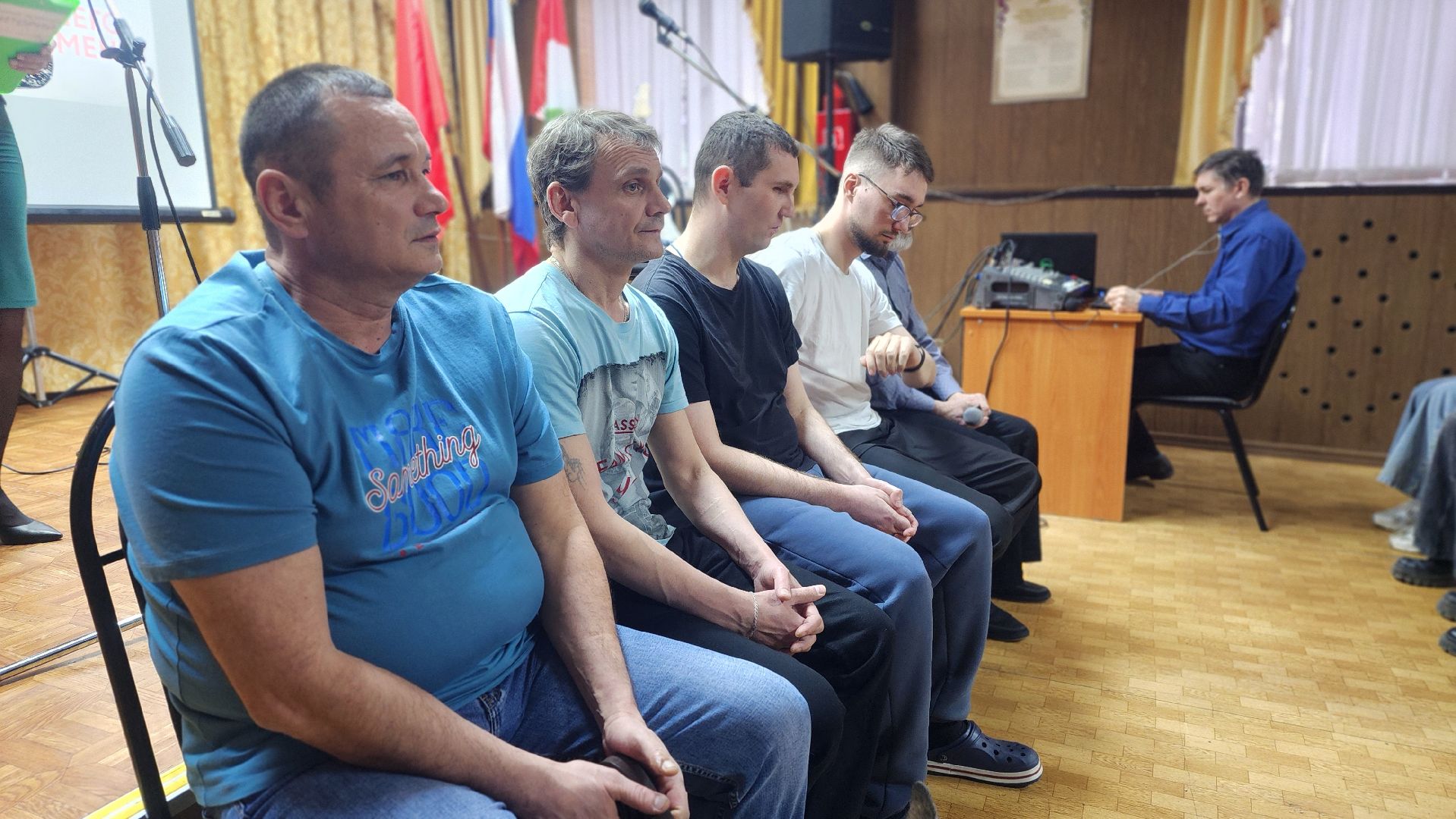 волоколамск, Центр реабилитации слепых, встреча с молодежью,