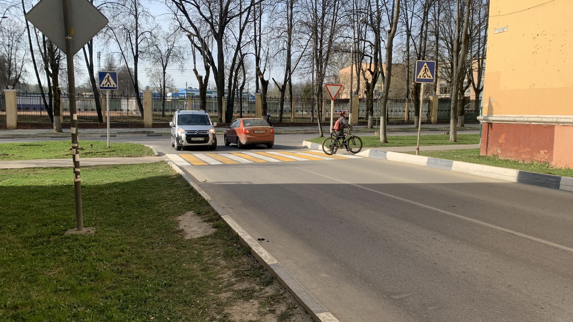 Ступино, дороги, пешеходный переход