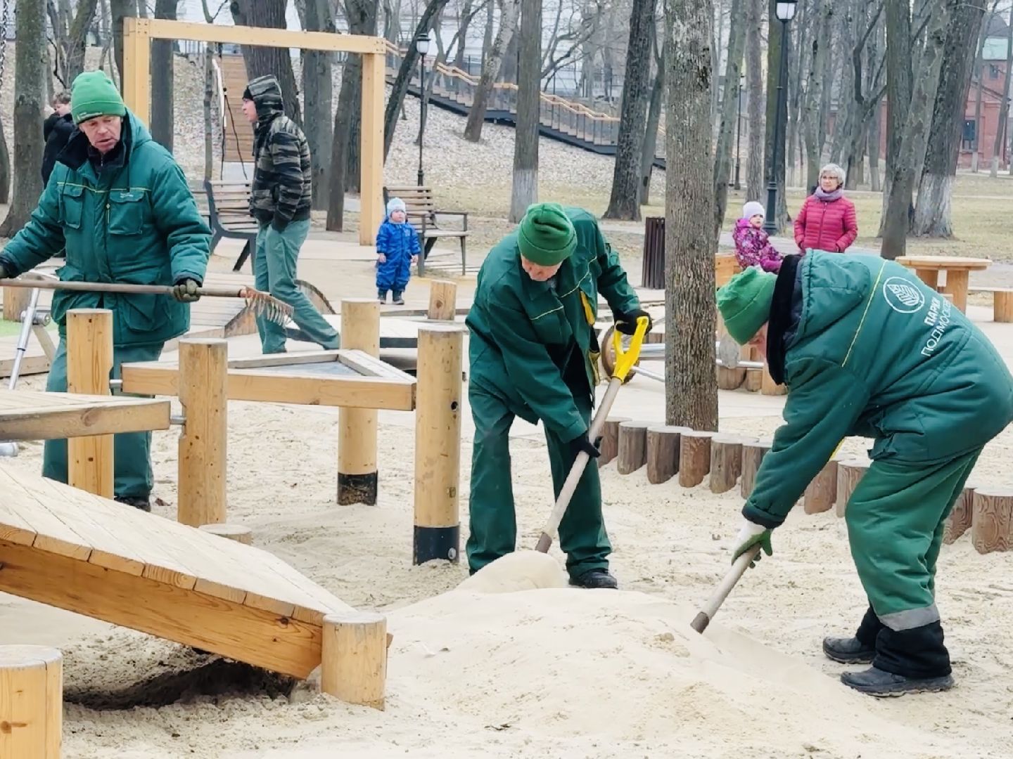 раменское, городской парк, субботник, уборка,