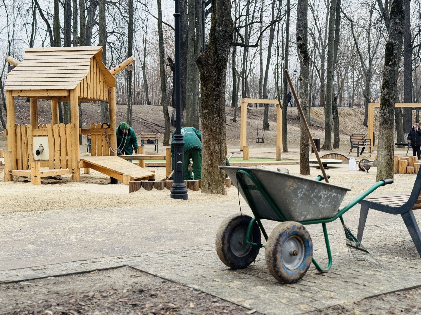 раменское, городской парк, субботник, уборка,