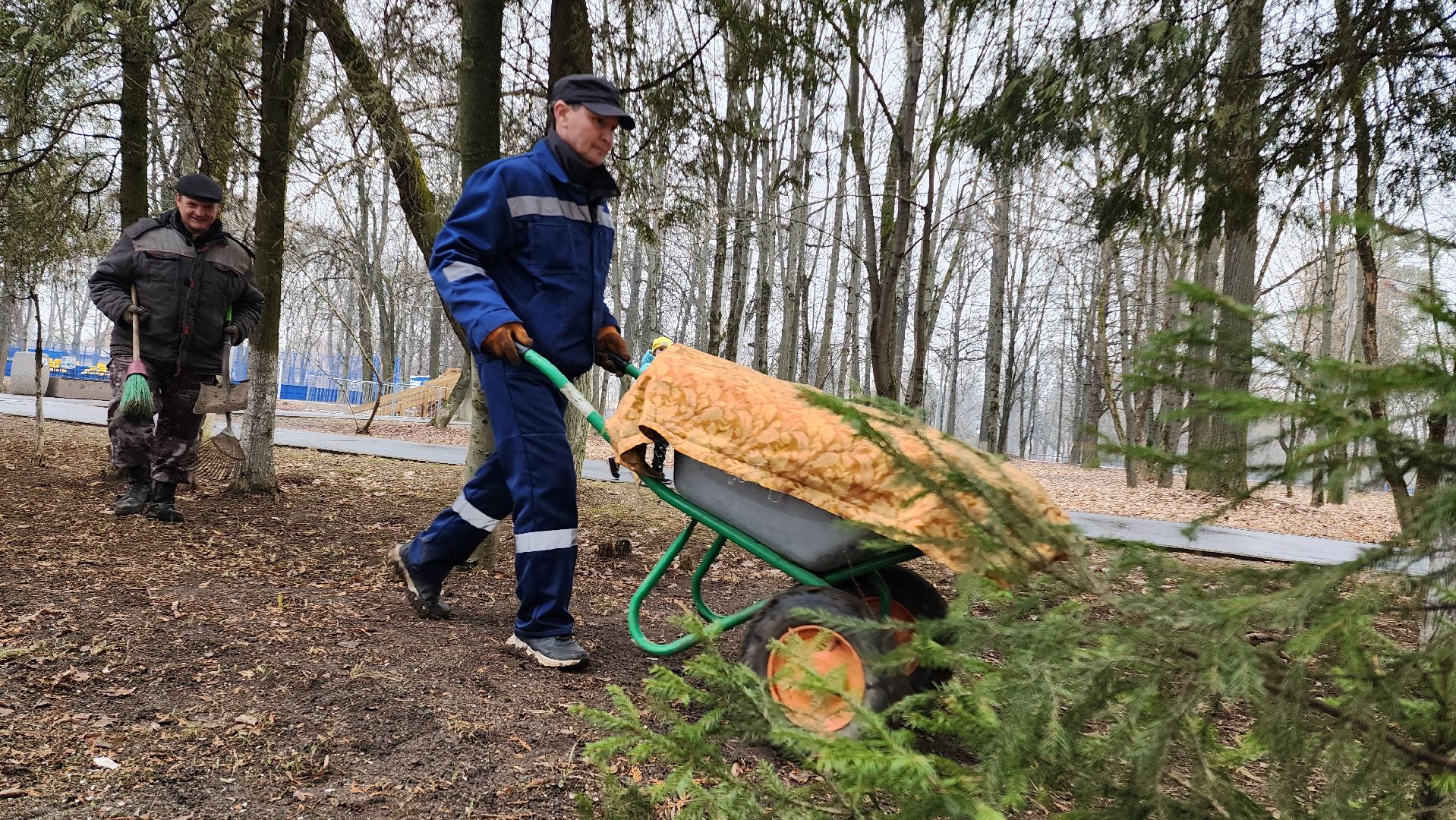 субботник, весенняя уборка,домодедово, благоустройство, подмосковье, парк,