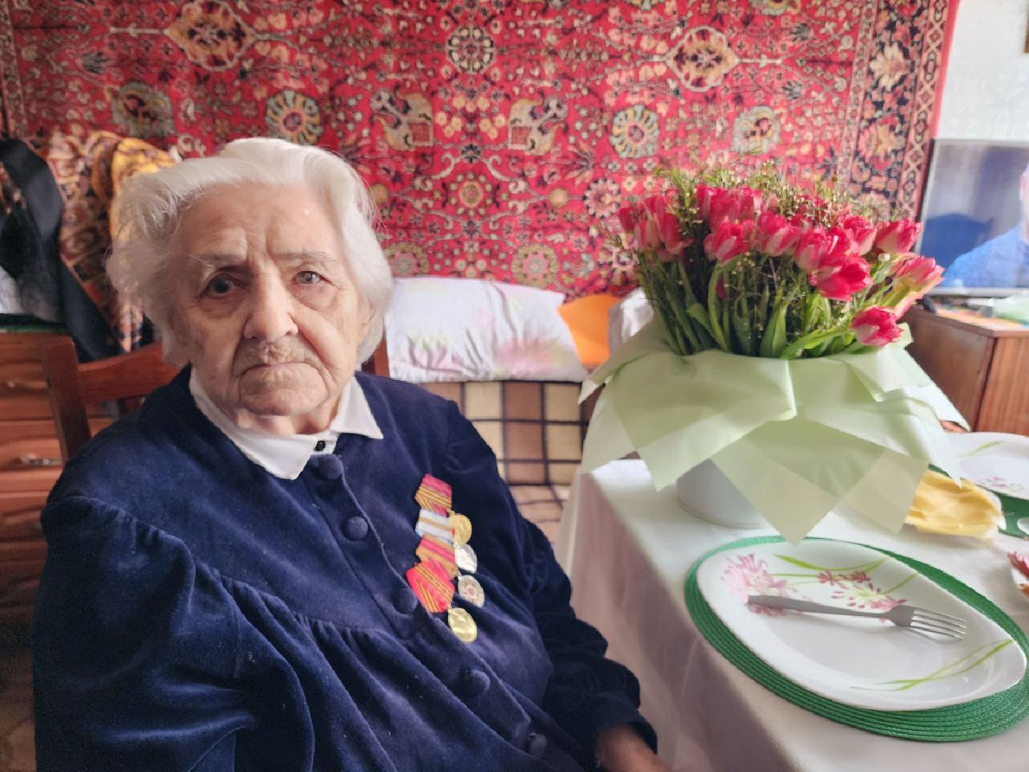 солнечногорск, ветеран, поздравление, медаль, праздник,