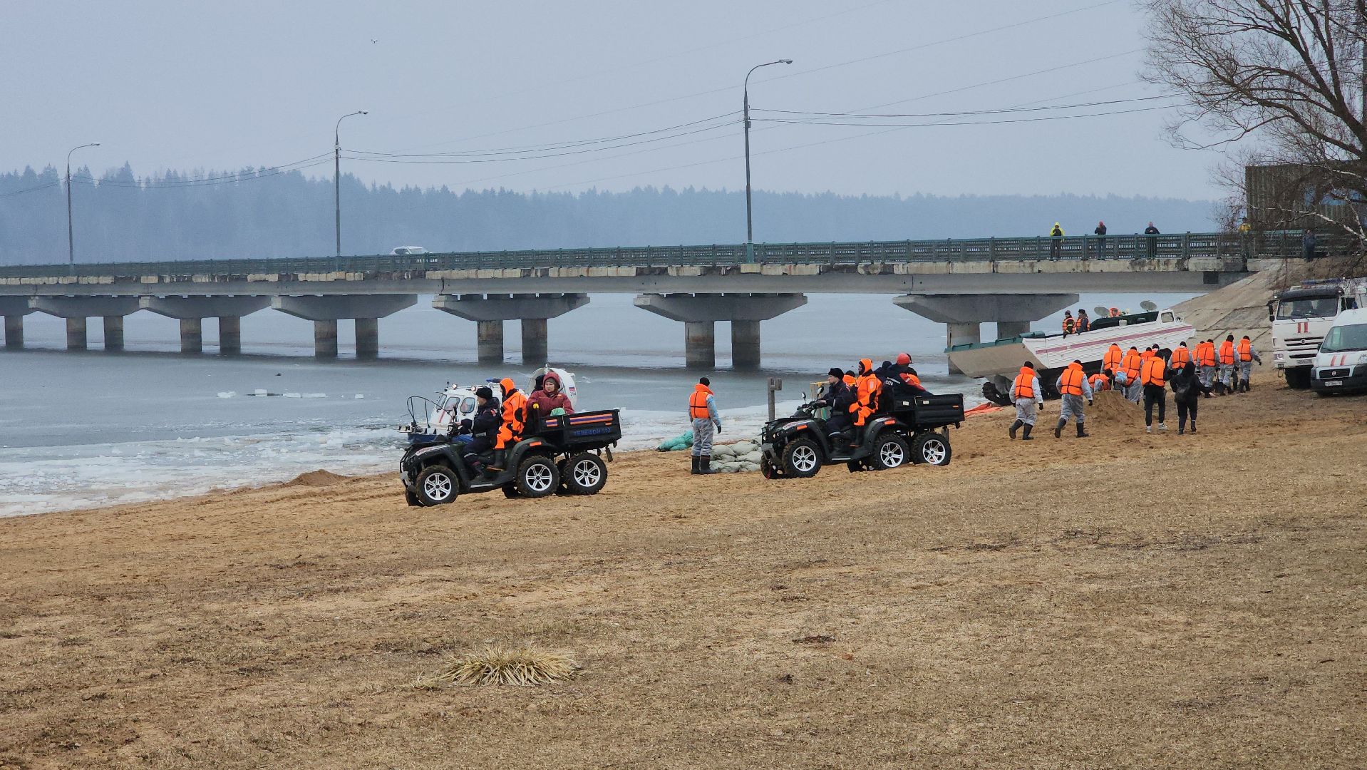 Руза, рузский городской округ, учения мчс, противопаводковые мероприятия, мчс россии, вертикалки,