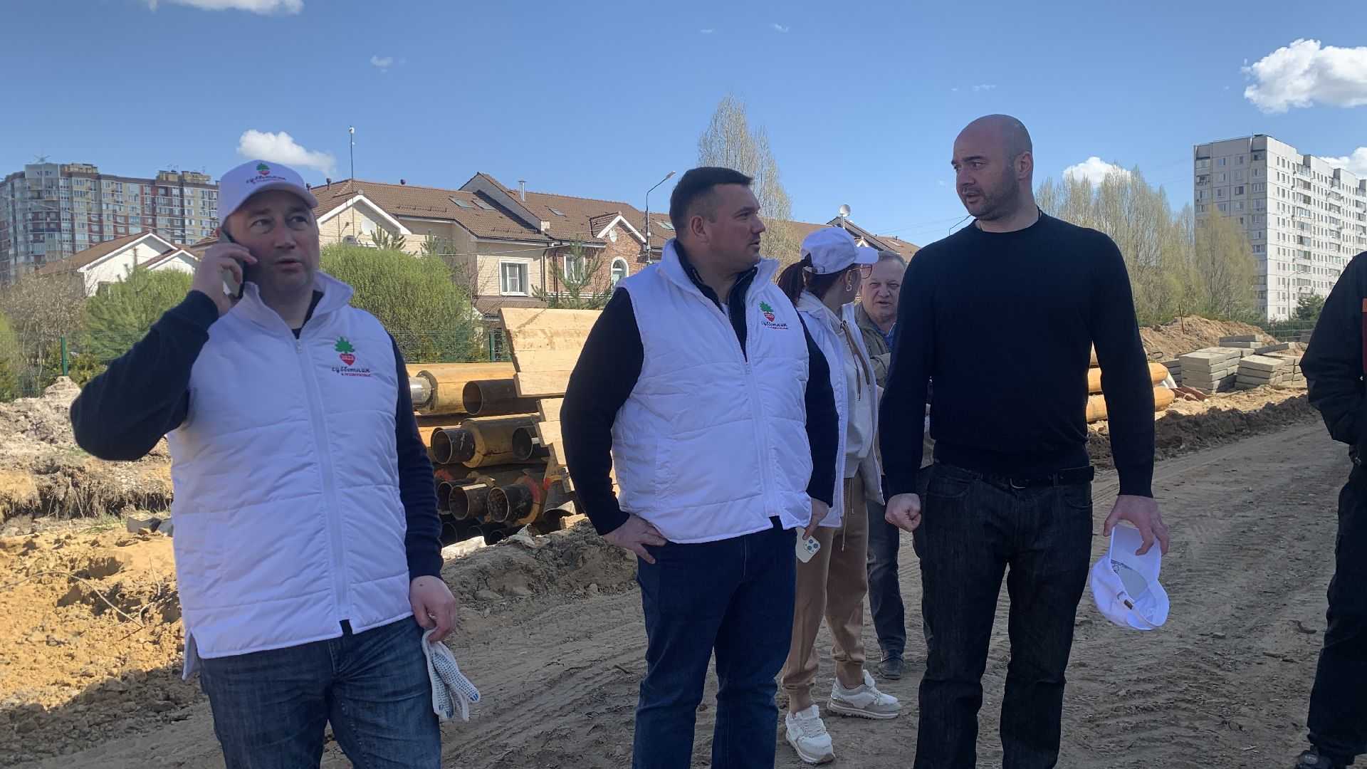 Ступино, субботник, глава, министр строительства, Локтев