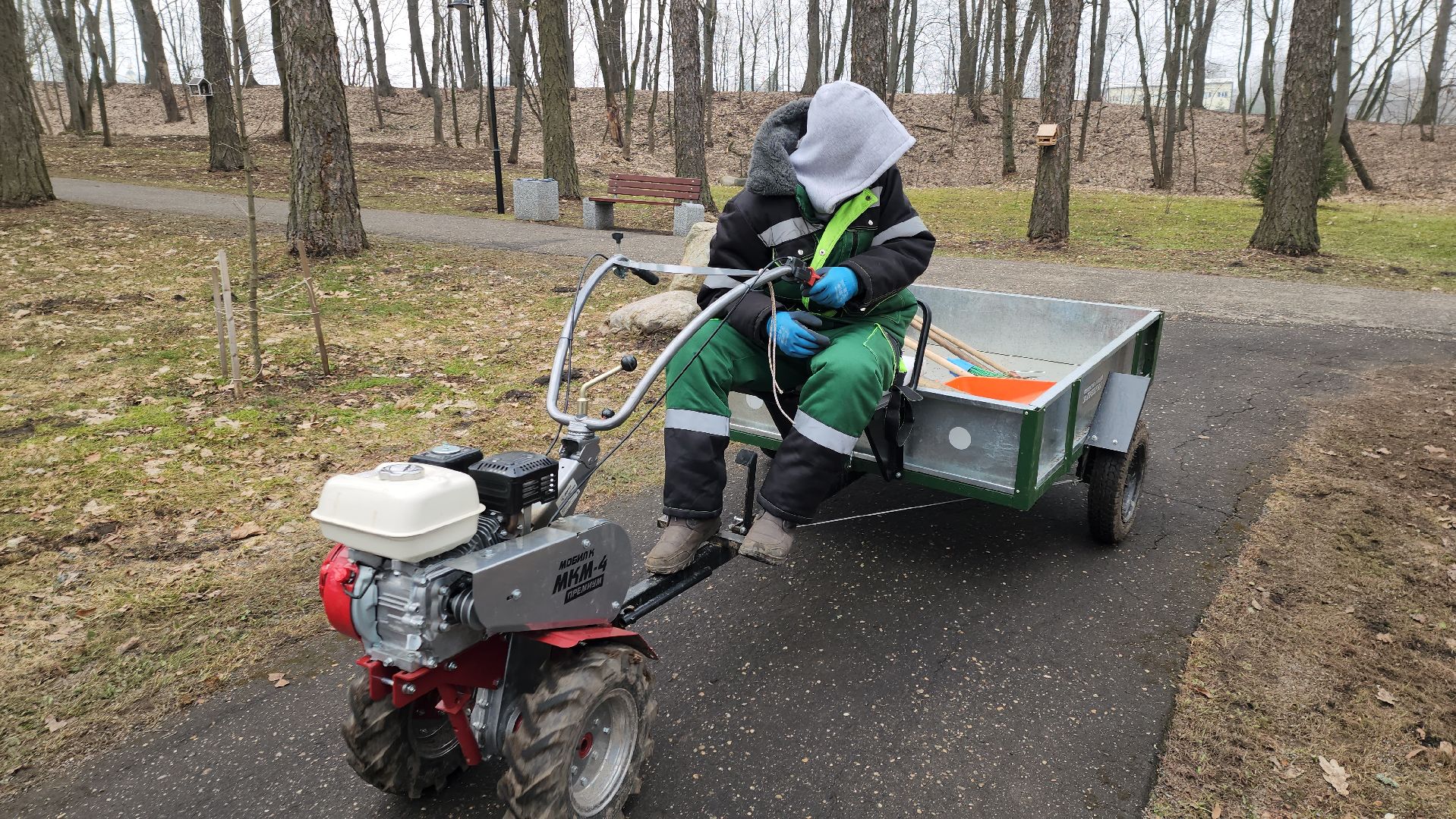 Руза, парк городок, парки подмосковья, субботник,