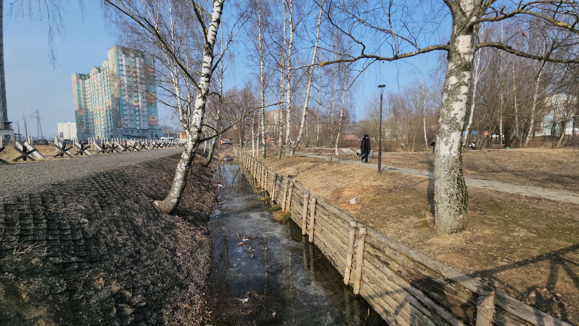 Сквер, благоустройство 2023, Лобня,