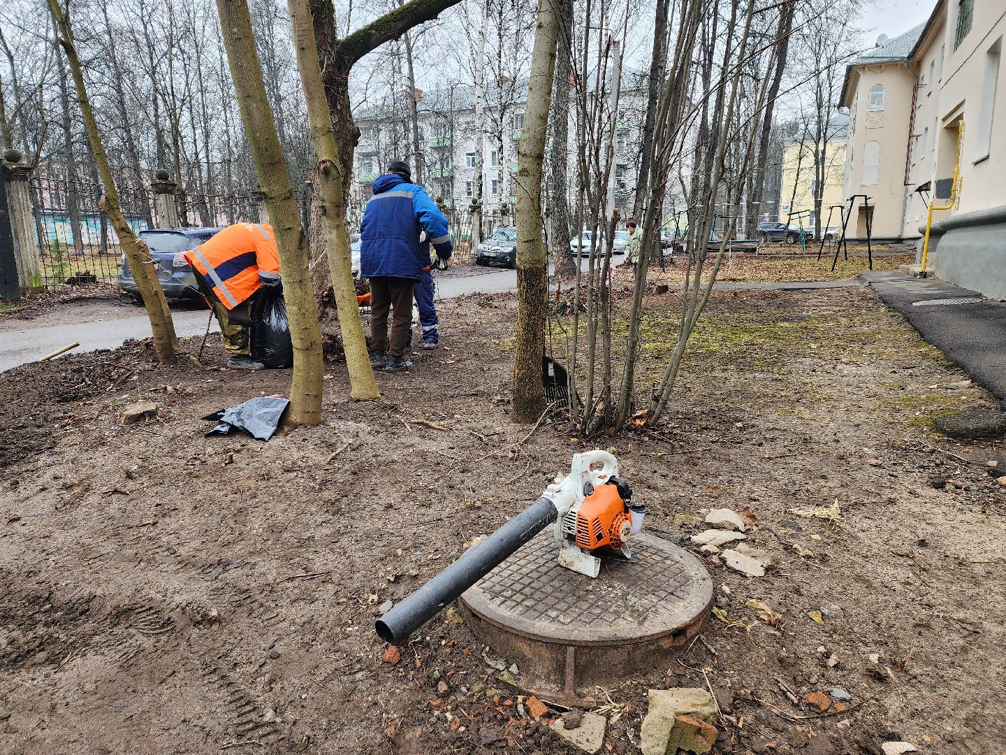 красноармейск, городской округ пушкинский, весенняя уборка, дворники,