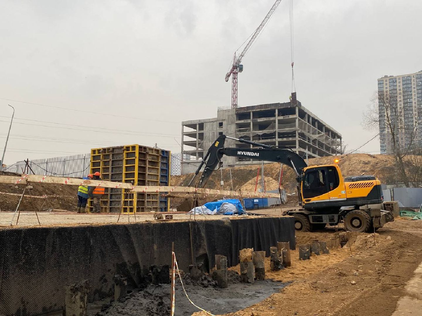 Самолет, ЖК Большое Путилково, очистные сооружения,