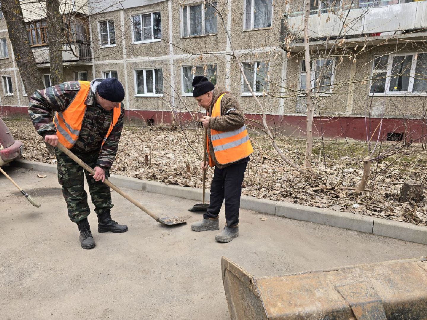 можайск, можайский муниципальный округ, подмосковье, жкх, уборка дворов, дворы, благоустройство,