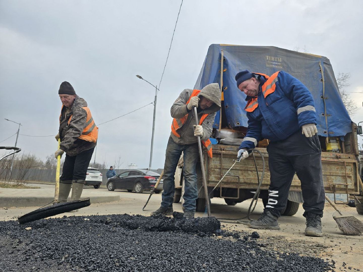 можайск, можайский муниципальный округ, подмосковье, дороги, ямочный ремонт, яма, ремонт дорог,