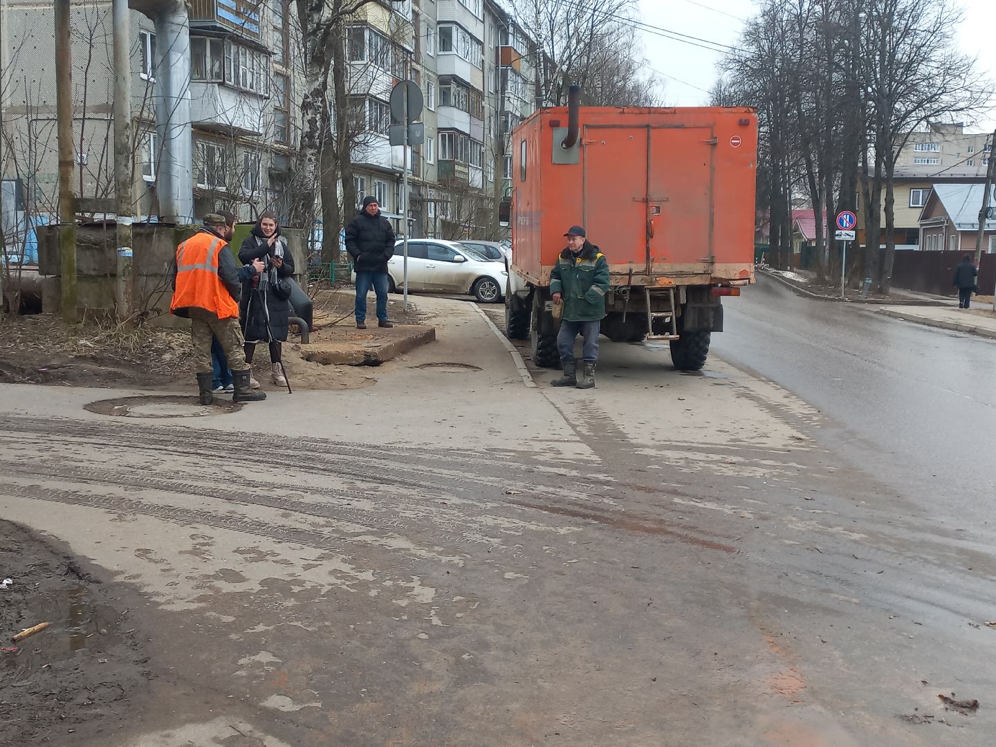 сергиев посад, прорыв, водоканал, авария водопровод,