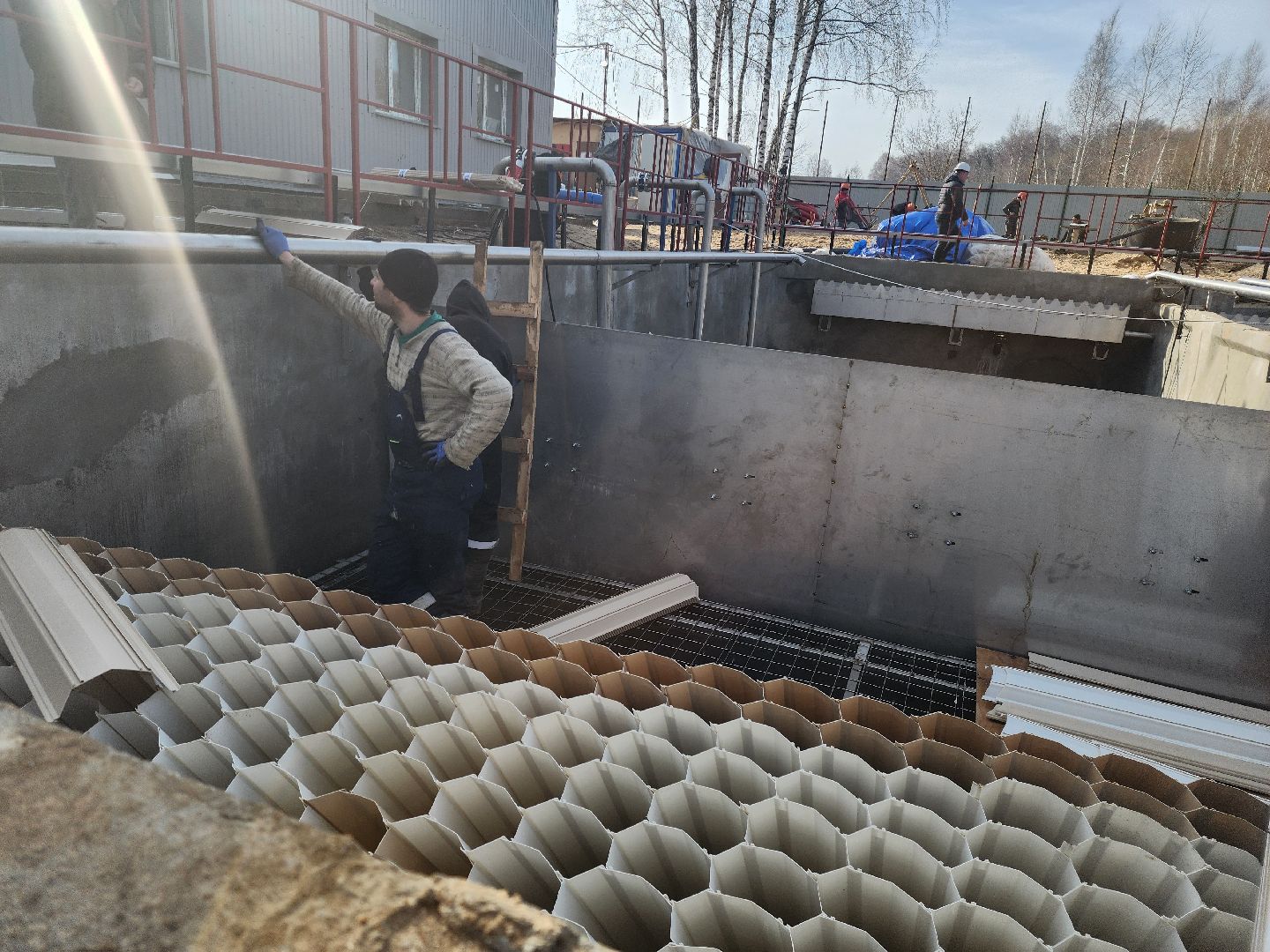 Зарайск, очистные сооружения, Капитальный ремонт очистных,