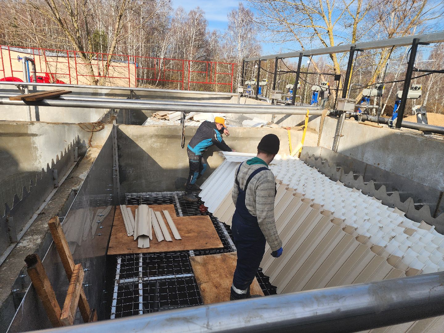 Зарайск, очистные сооружения, Капитальный ремонт очистных,