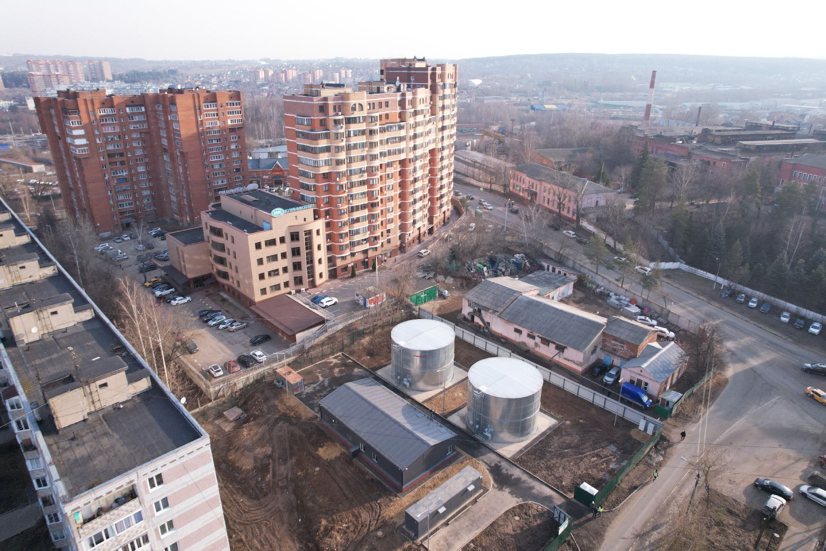 видео с коптера, дмитров, взу дмитров,