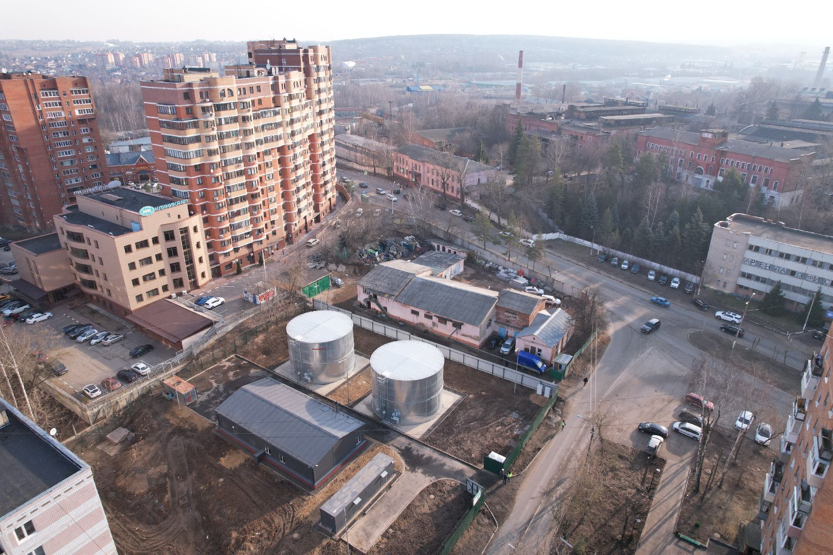 видео с коптера, дмитров, взу дмитров,