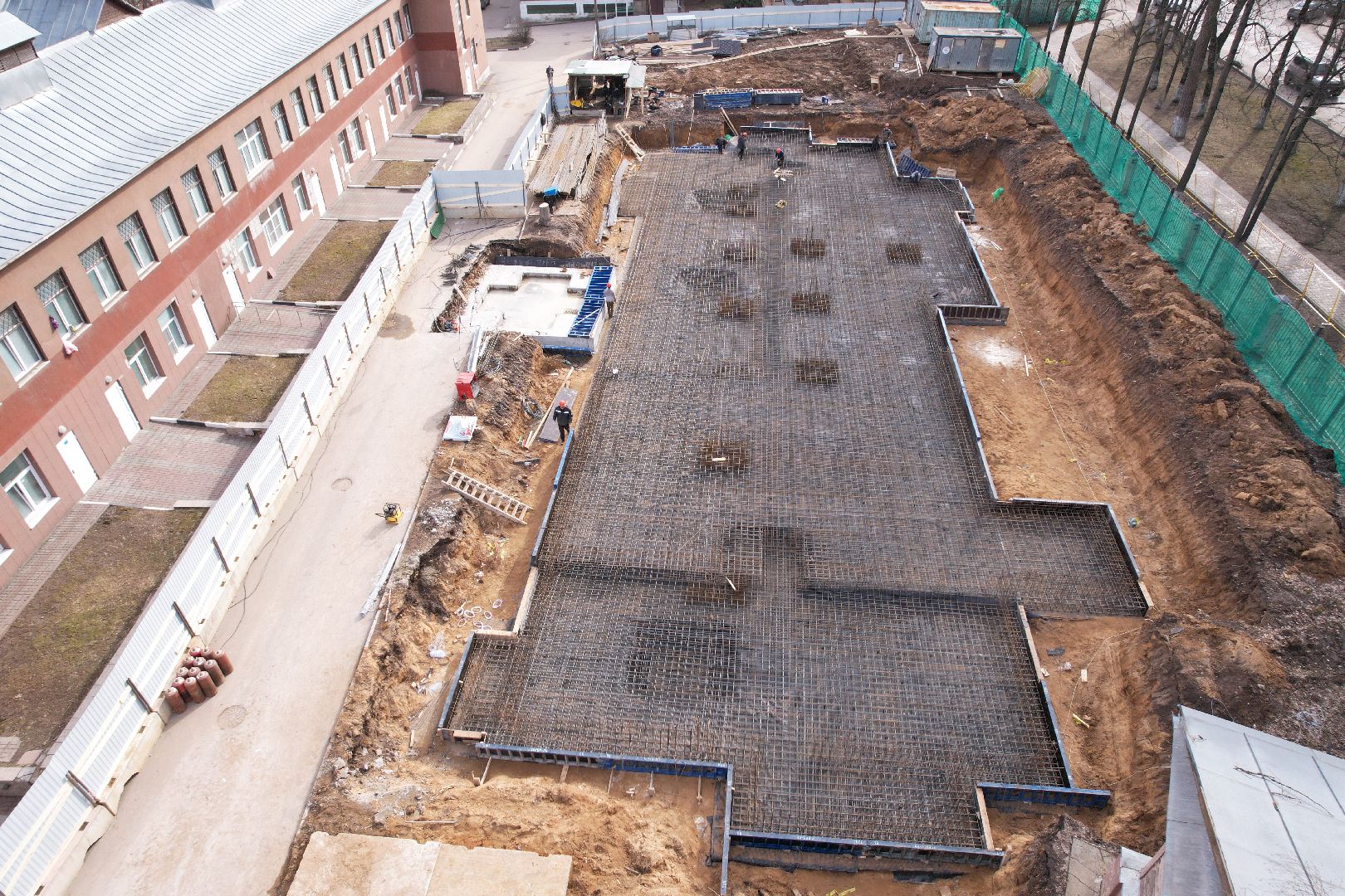 видео с коптера, красногорск, психоневрологический диспансер,