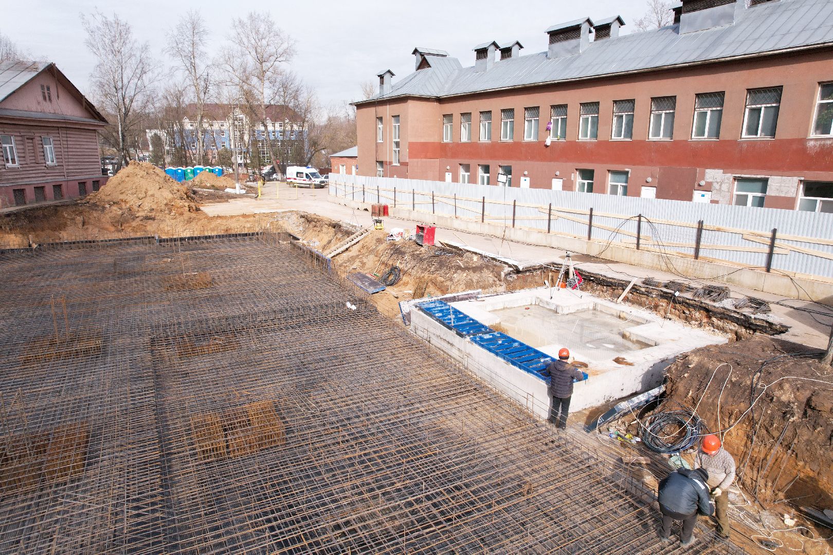 видео с коптера, красногорск, психоневрологический диспансер,
