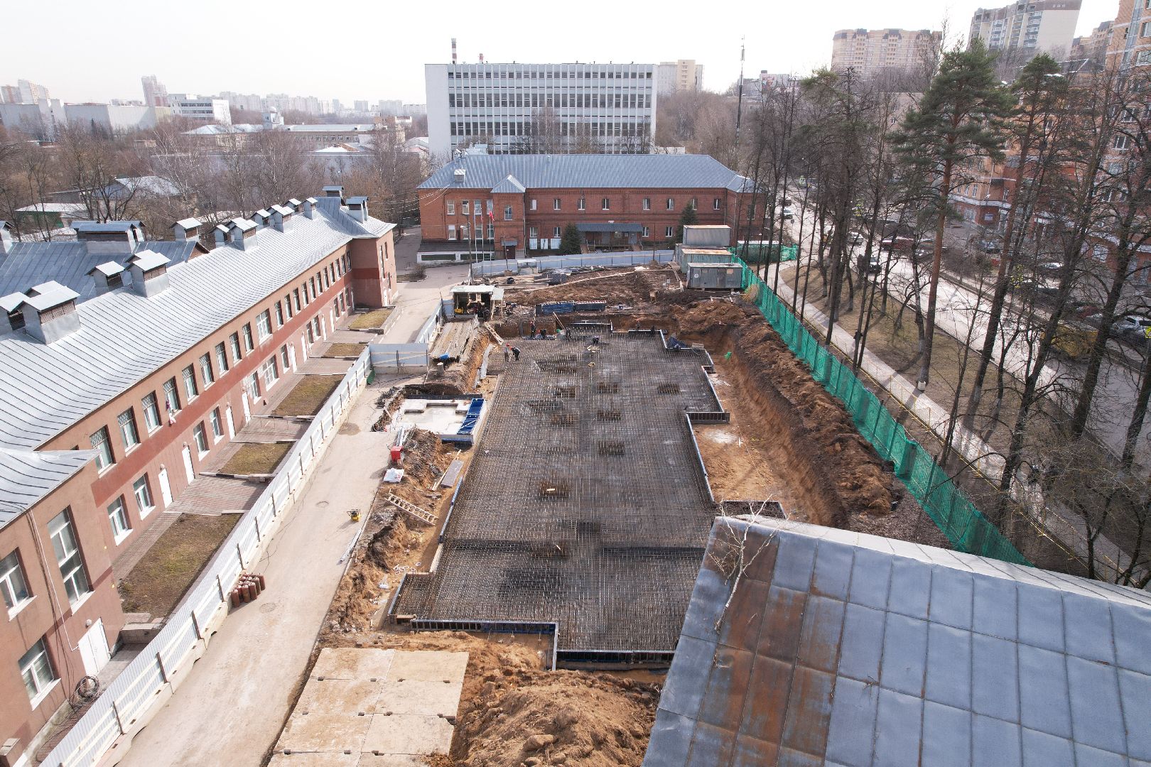 видео с коптера, красногорск, психоневрологический диспансер,