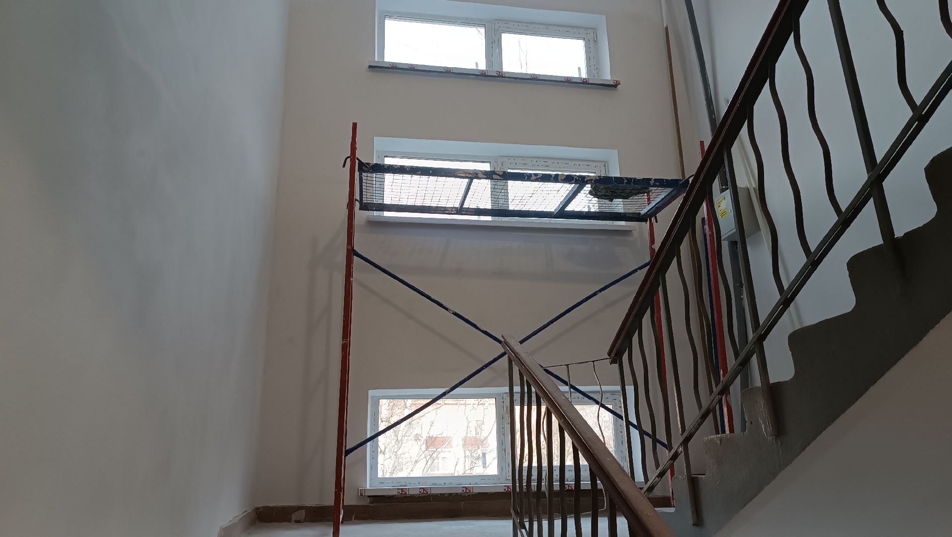 ремонт подъезда, штукатурные работы, чкаловский, щёлково,