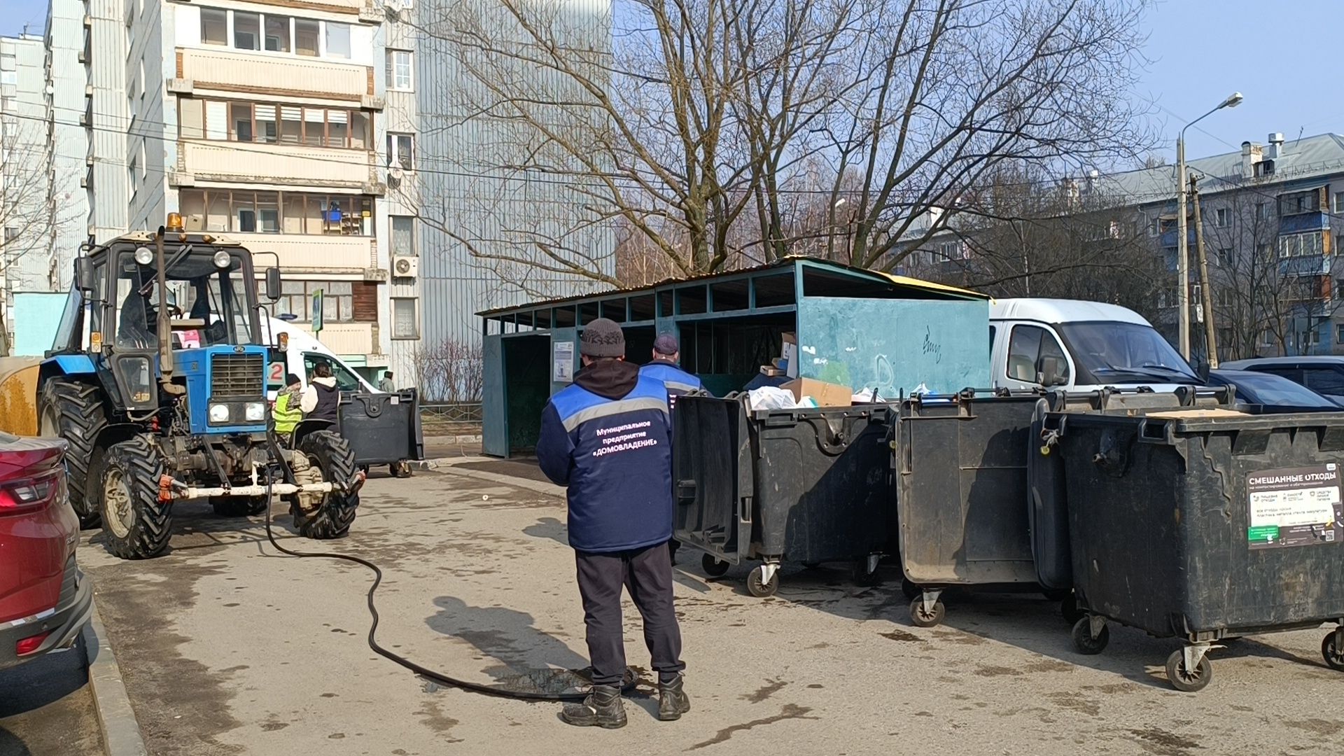 лобня, жкх, контейнерные площадки,