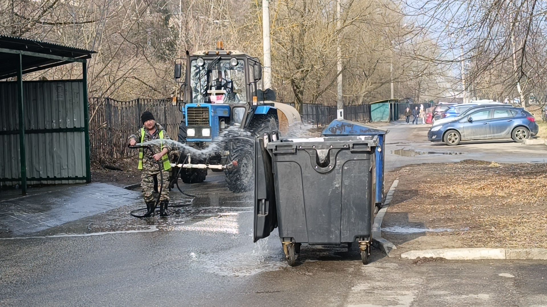 лобня, жкх, контейнерные площадки,