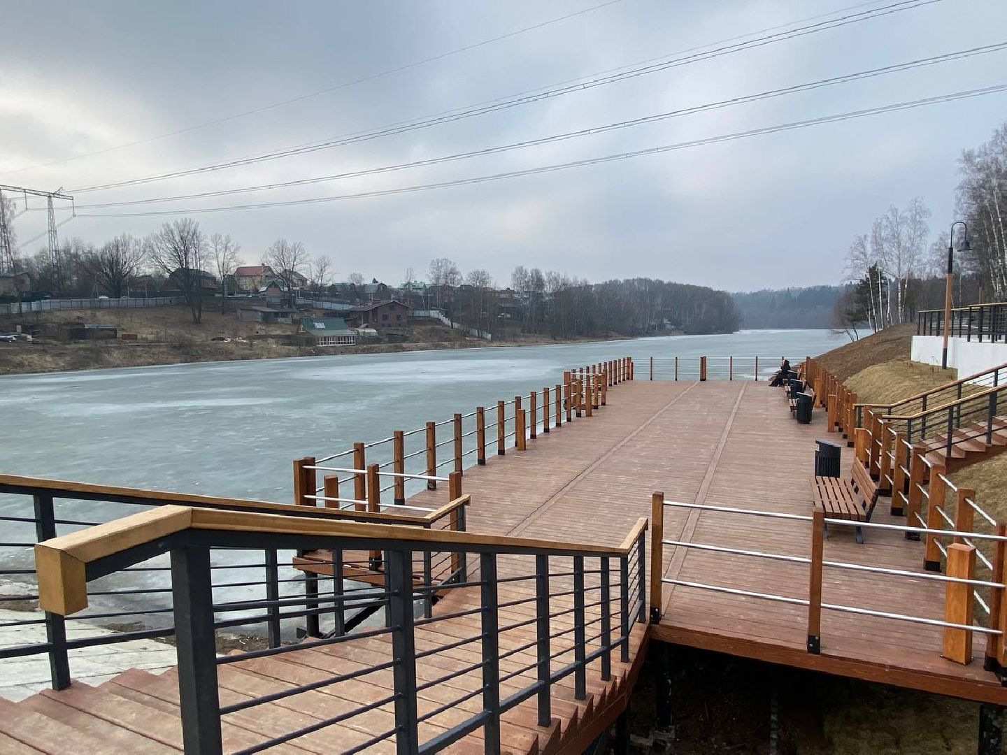 весенний паводок, плотины в Красногорске, плотина на реке Синичка, плотина на реке Банька, Гидроузлы, проверка гидроузлов,