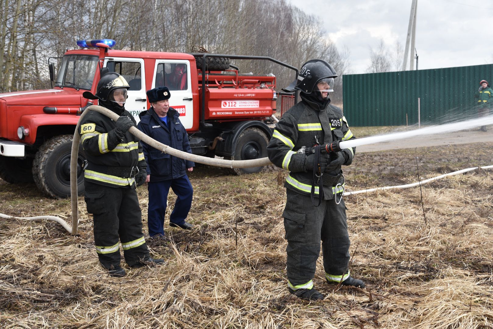 лотошино, тушение пожаров, учения, мособлпожспас, мособллес, центрлесхоз,