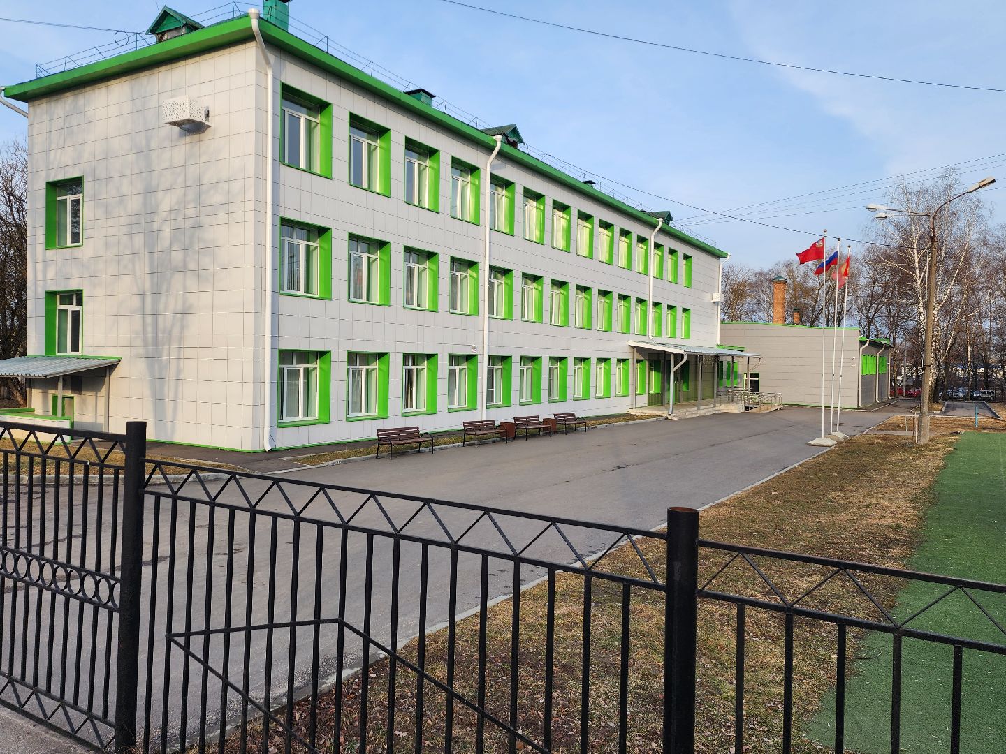 серпухов, деревня Верхнее Шахлово, выездная администрация, уличное освещение на улице березовая, благоустройство,