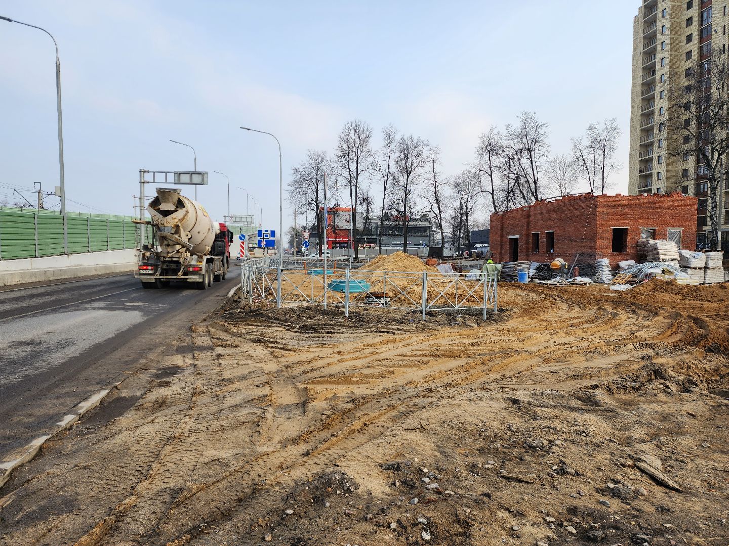 раменское, строительство, путепровод быково, пункт управления обеспечением транспортной безопасности,