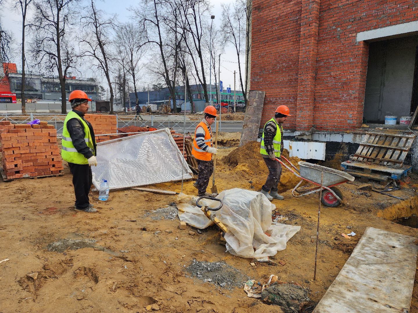 раменское, строительство, путепровод быково, пункт управления обеспечением транспортной безопасности,