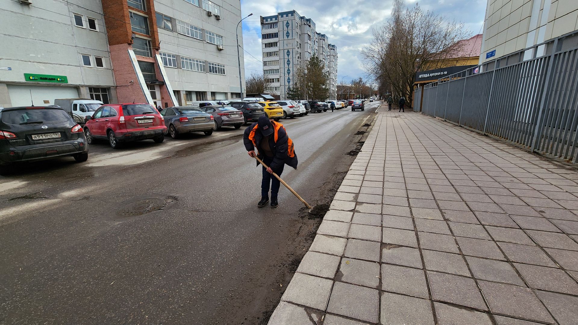 солнечногорск, уборка дорог, благоустройство, весенний период,