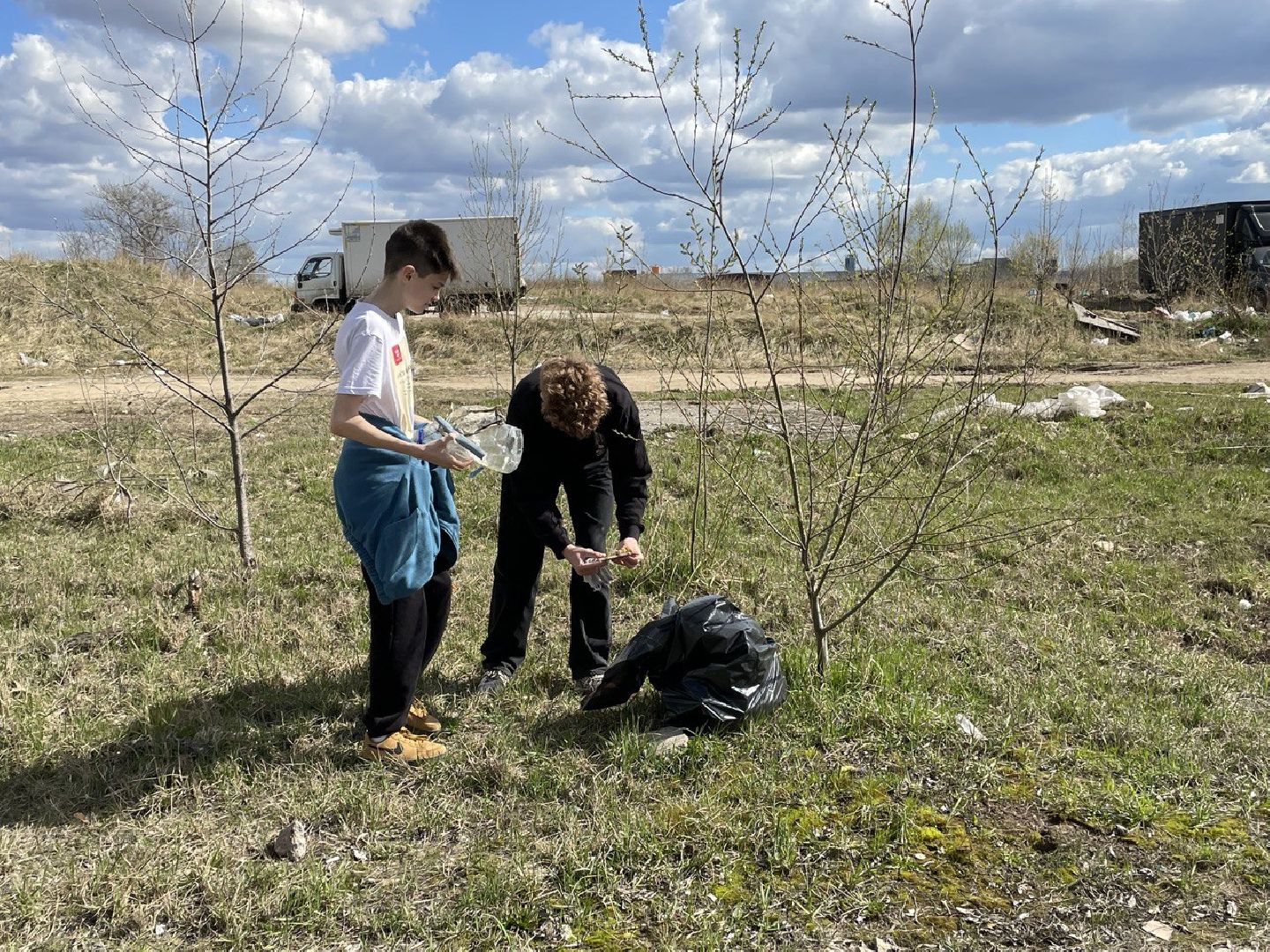 Химки, Подрезково, субботник, благоустройство, уборка