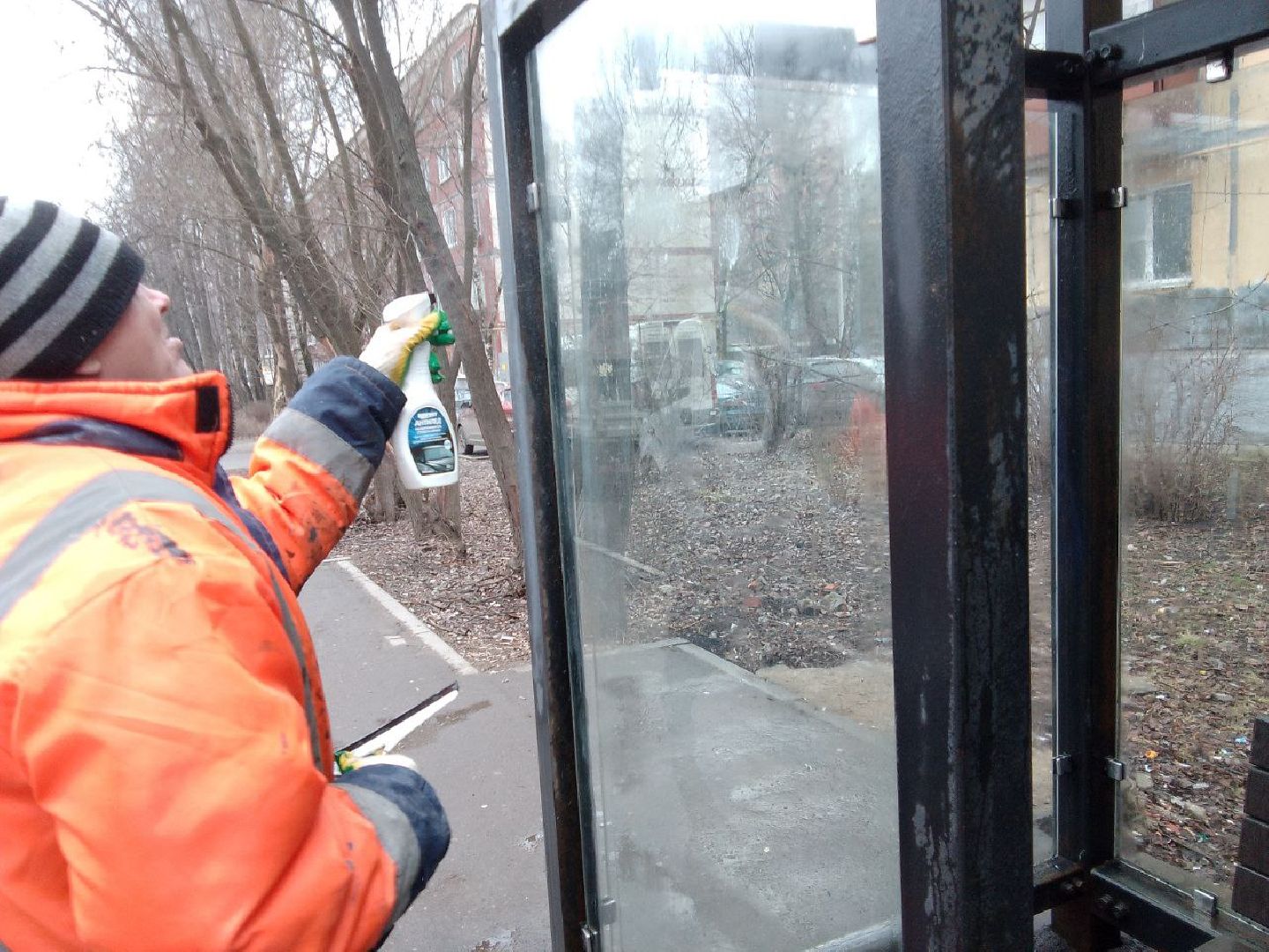 пушкино, коммунальные службы, уборка города, весенний период,дороги, остановки,общественные территории,
