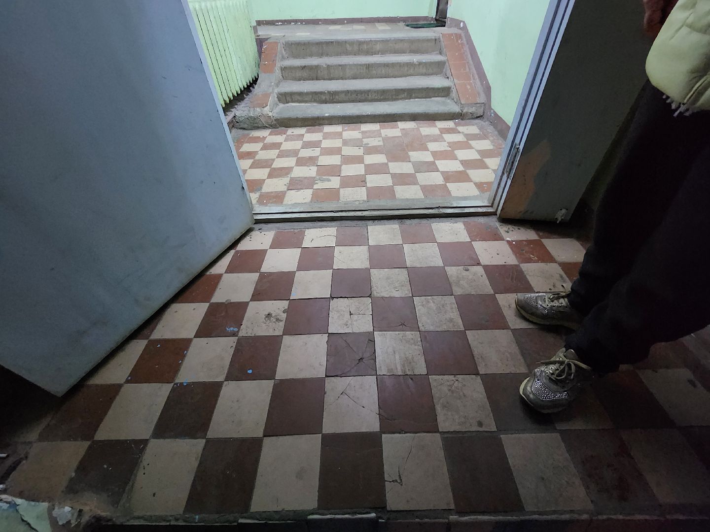 Чехов, село Новый Быт, выездная администрация, встреча с жителями, обращения граждан, улица Новая, содержание многоквартирных домов, уборка в подъездах, текущий ремонт,