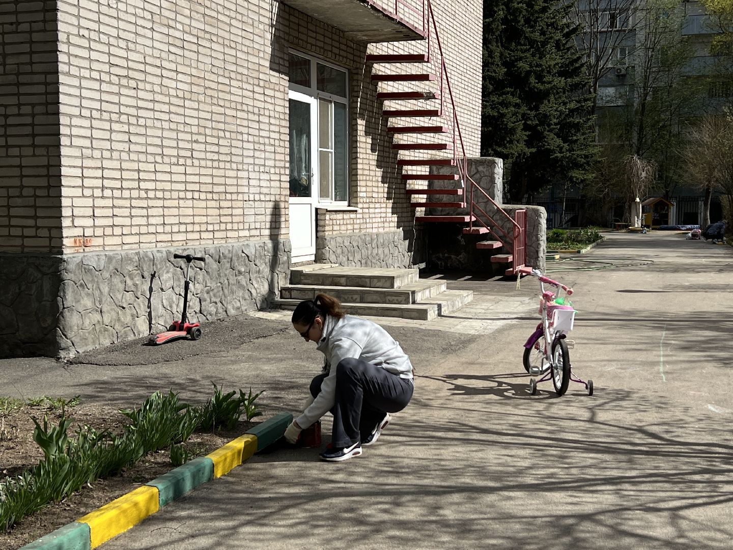 Химки, детский сад, Зоренька, субботник, благоустройство, уборка