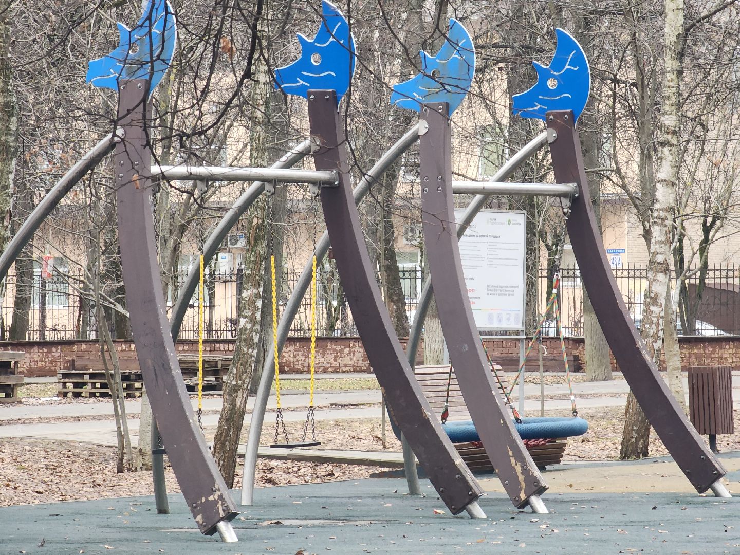 королёв, ремонт, дети, качели,