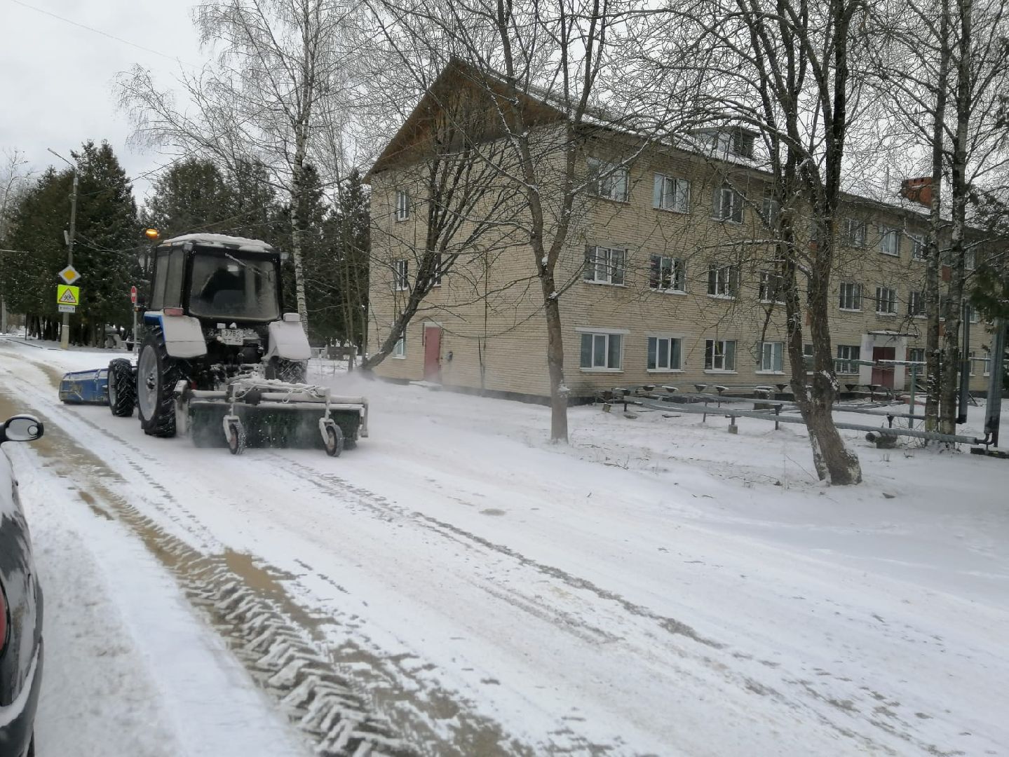 жкх, благоуйстройство, городской округ восход, снегопад, очистка снега,