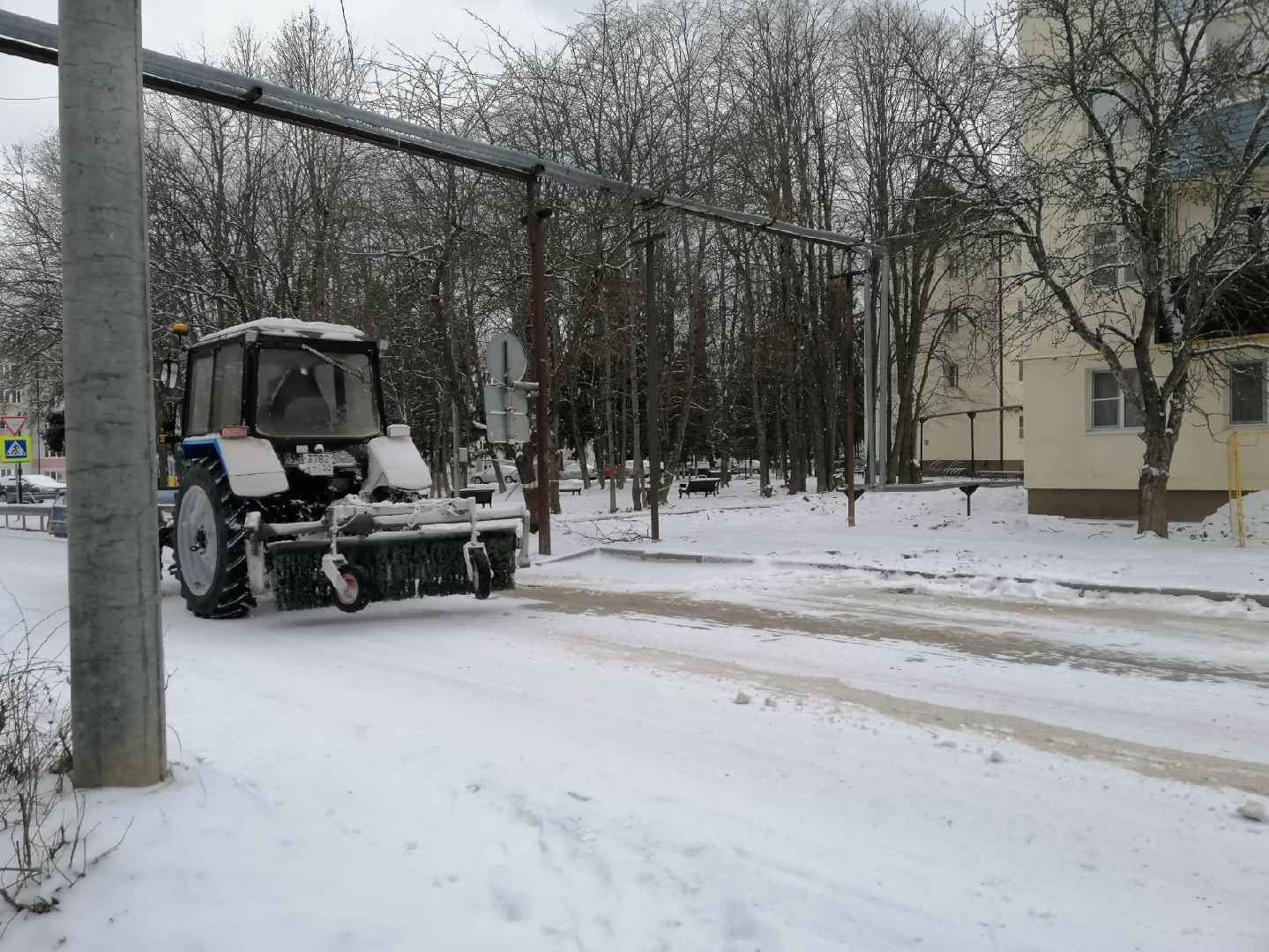жкх, благоуйстройство, городской округ восход, снегопад, очистка снега,