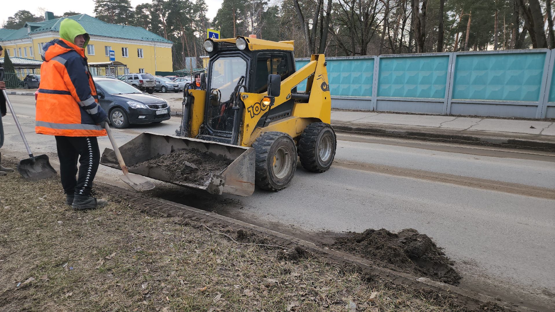 серпухов, подмосковье, уборка улиц,