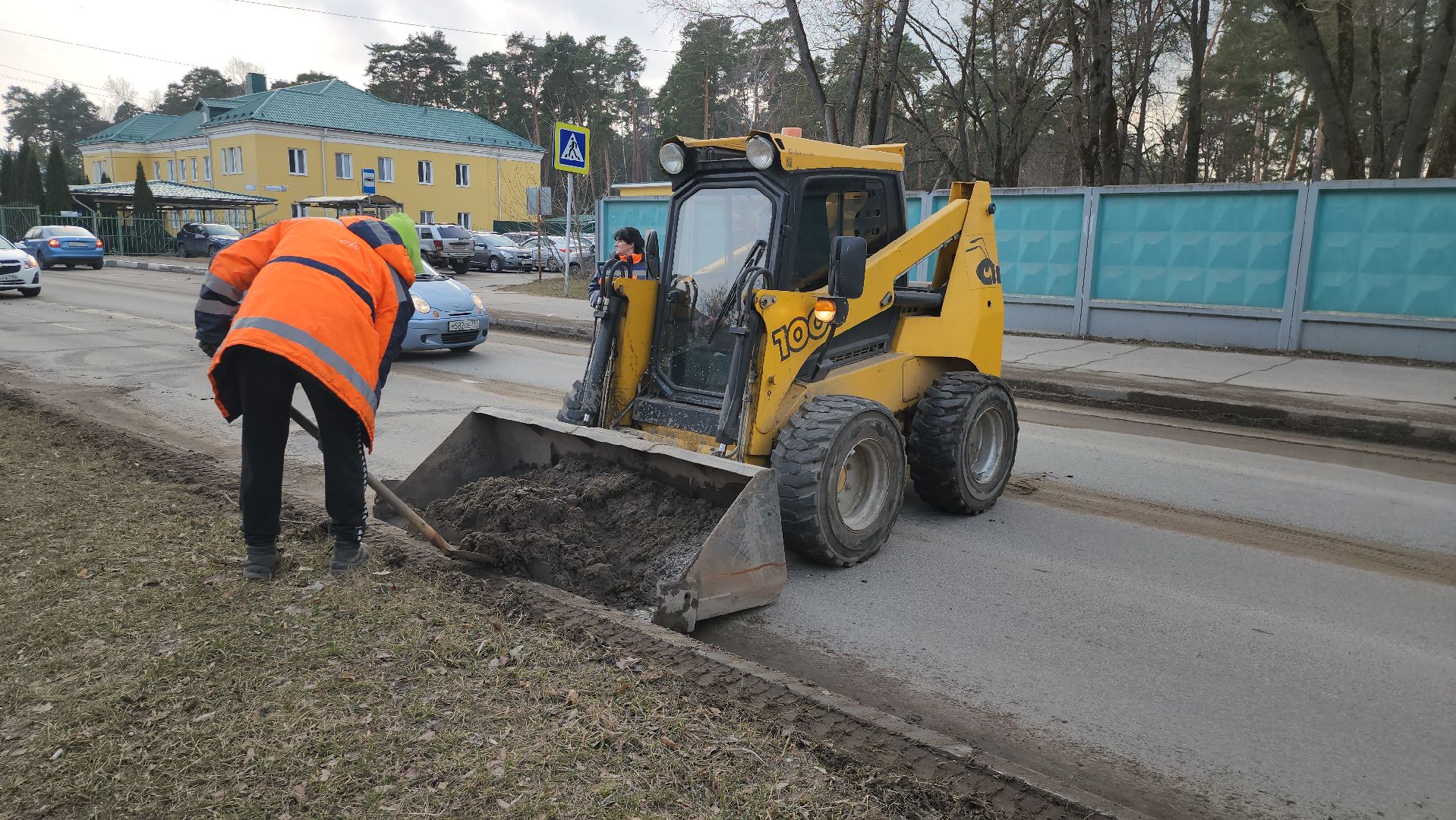 серпухов, подмосковье, уборка улиц,
