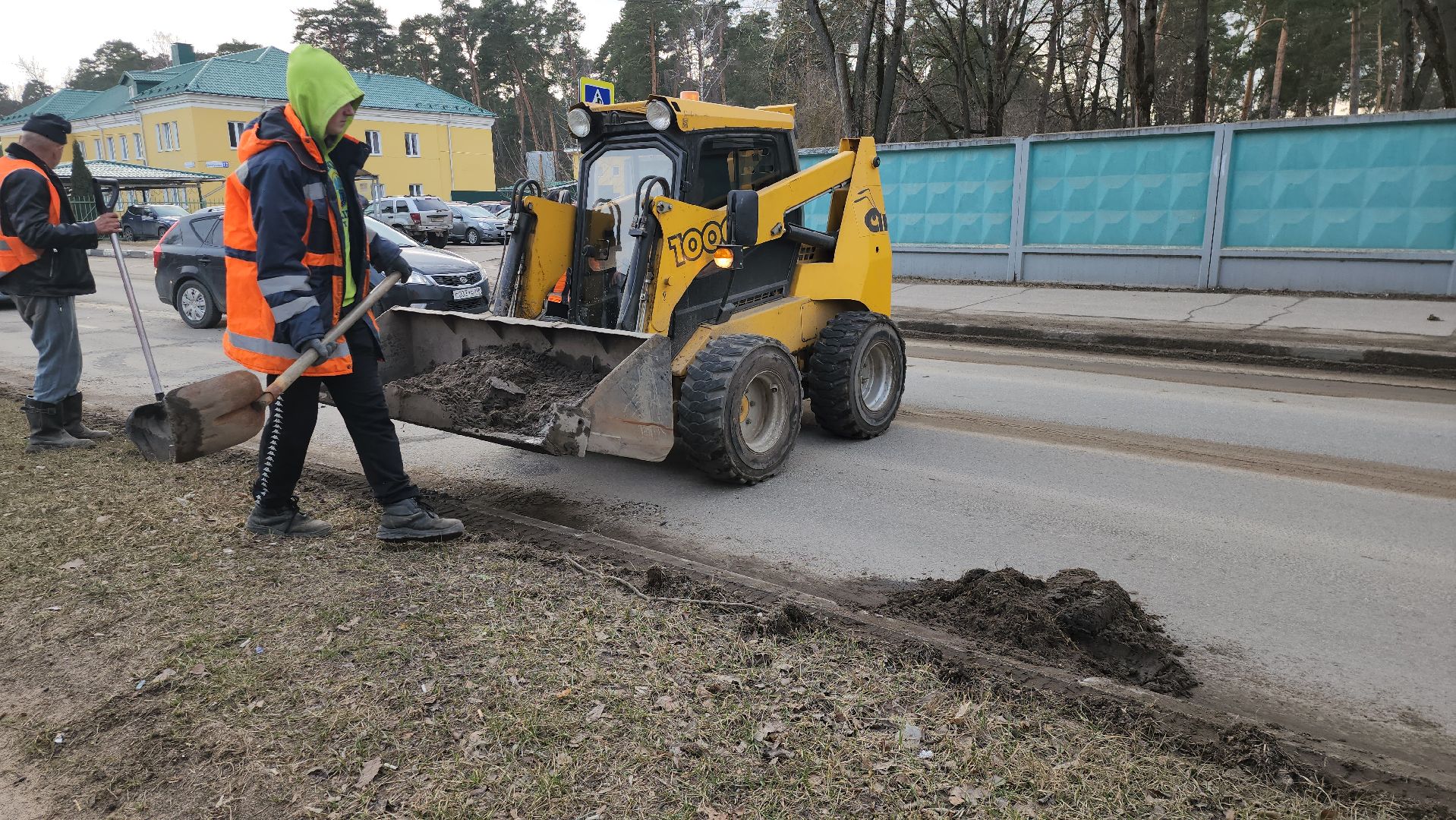 серпухов, подмосковье, уборка улиц,