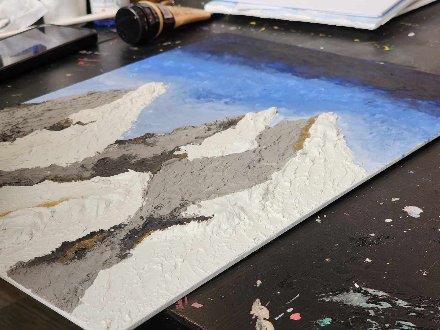 Черноголовка, Текстурные картины, Мастер-класс,