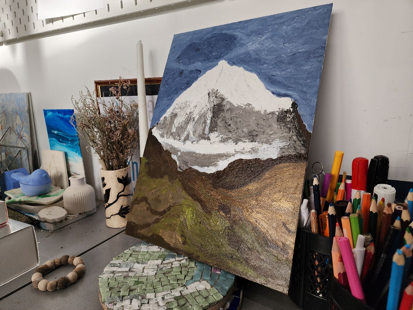 Черноголовка, Текстурные картины, Мастер-класс,