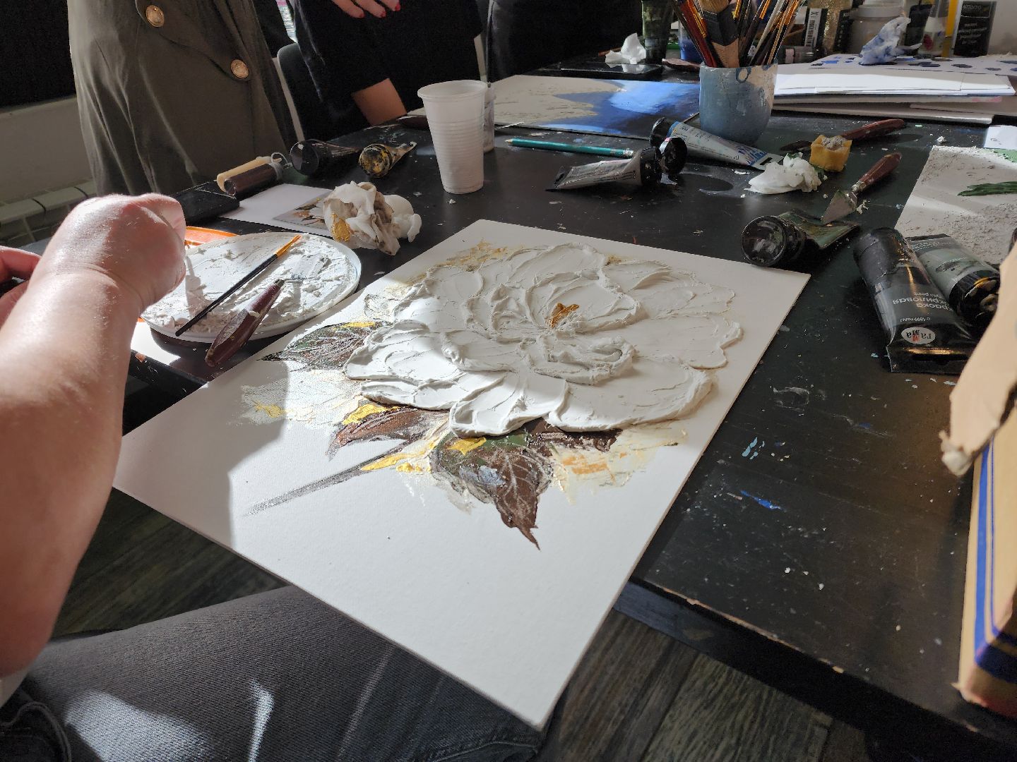 Черноголовка, Текстурные картины, Мастер-класс,