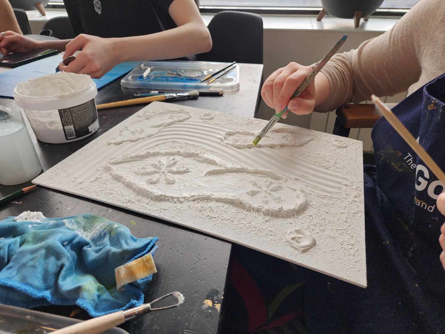 Черноголовка, Текстурные картины, Мастер-класс,